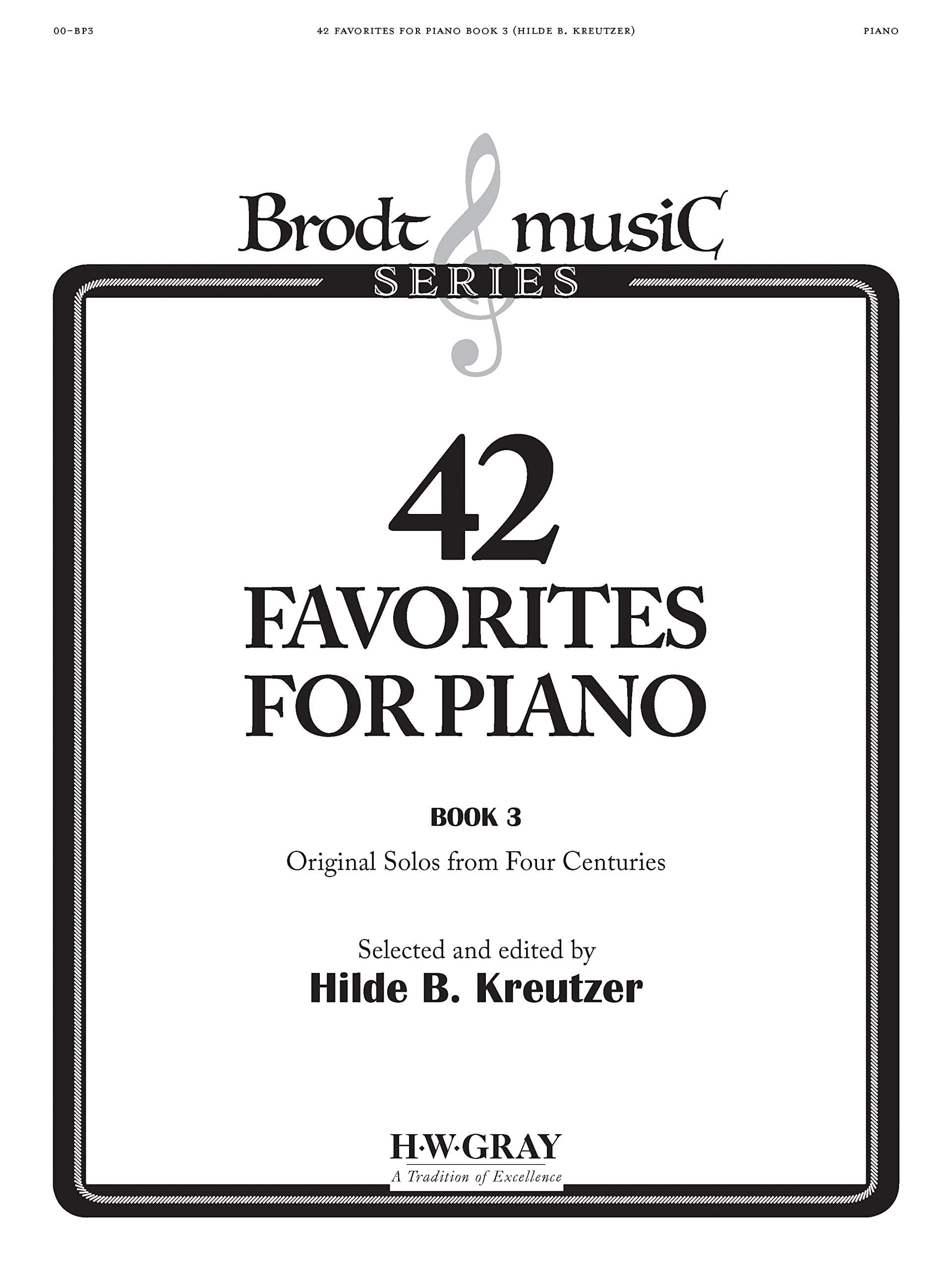 42 Favorites for Piano, Book 3