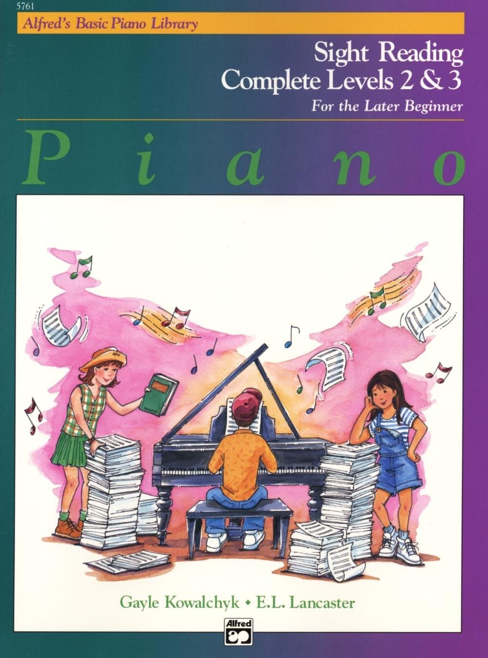 Alfred's Basic Piano Library: Sight Reading Book Complete Level 2 & 3