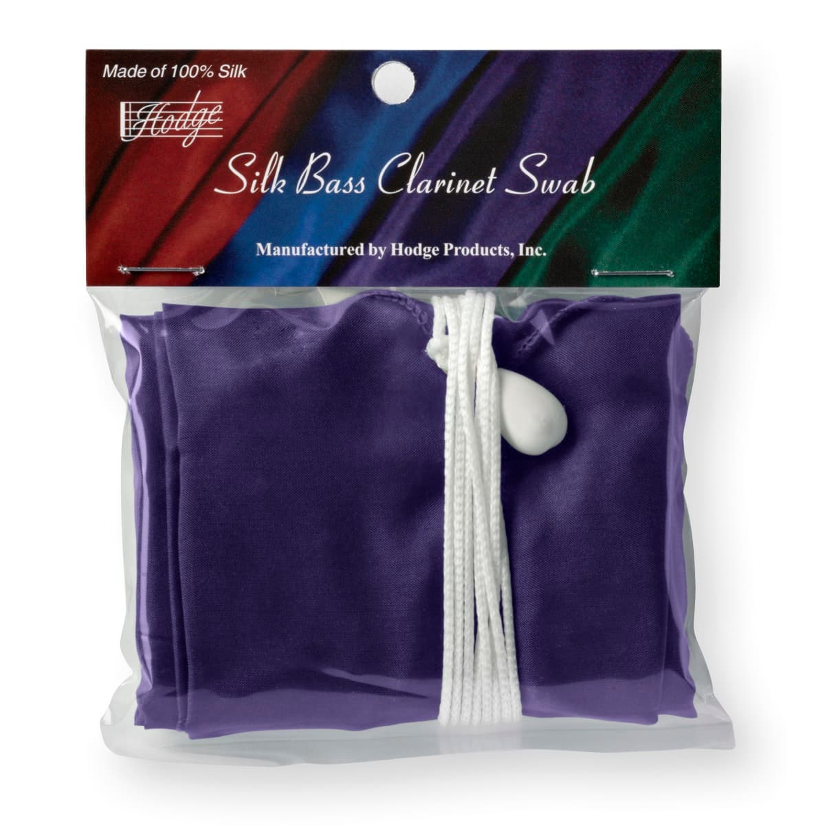 Hodge Silk Bass Clarinet Swab - Green