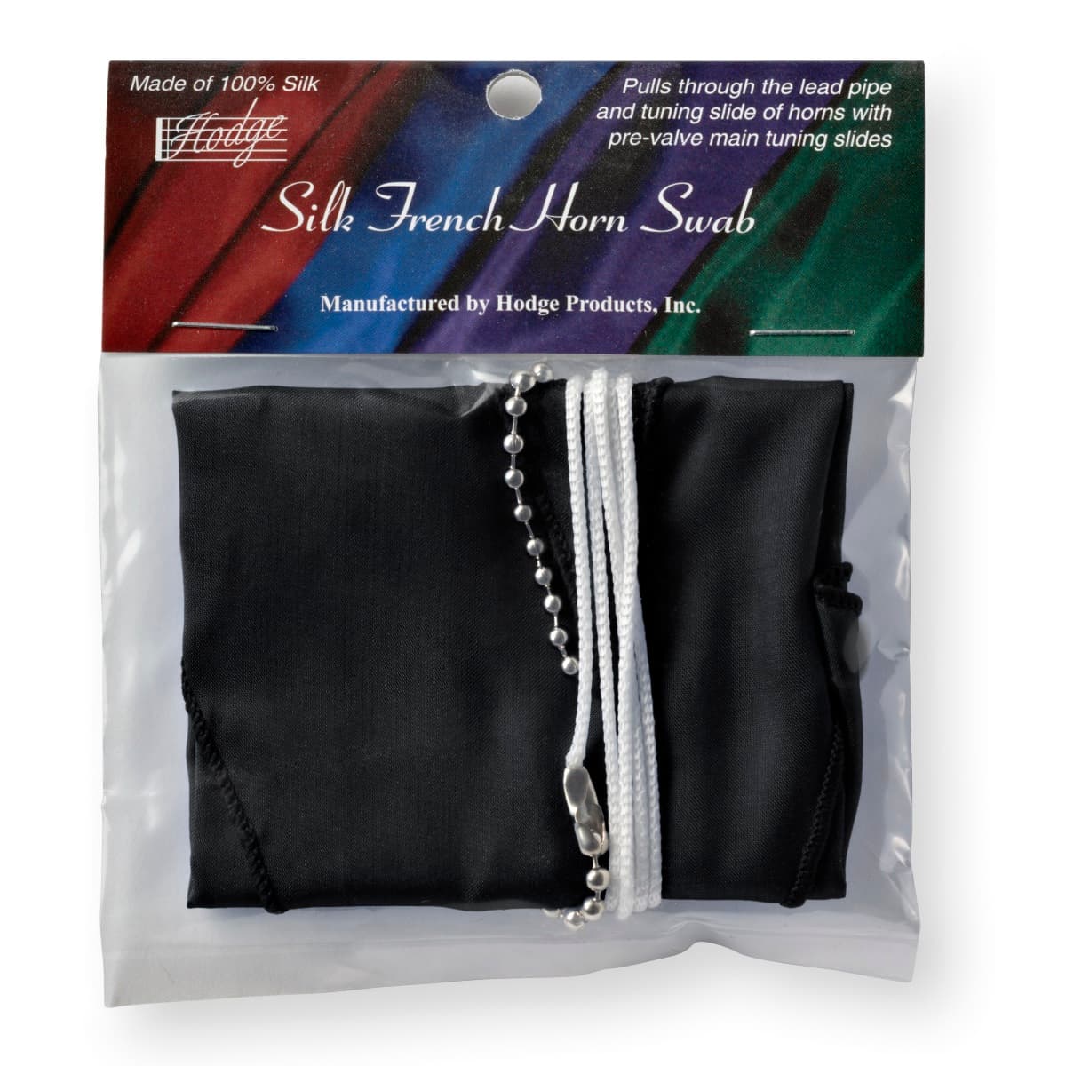 Hodge Silk French Horn Swab - Black