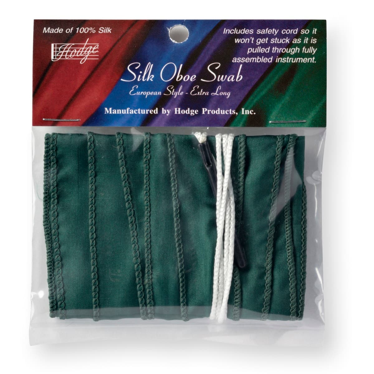 Hodge Silk Long Oboe Swab - Green