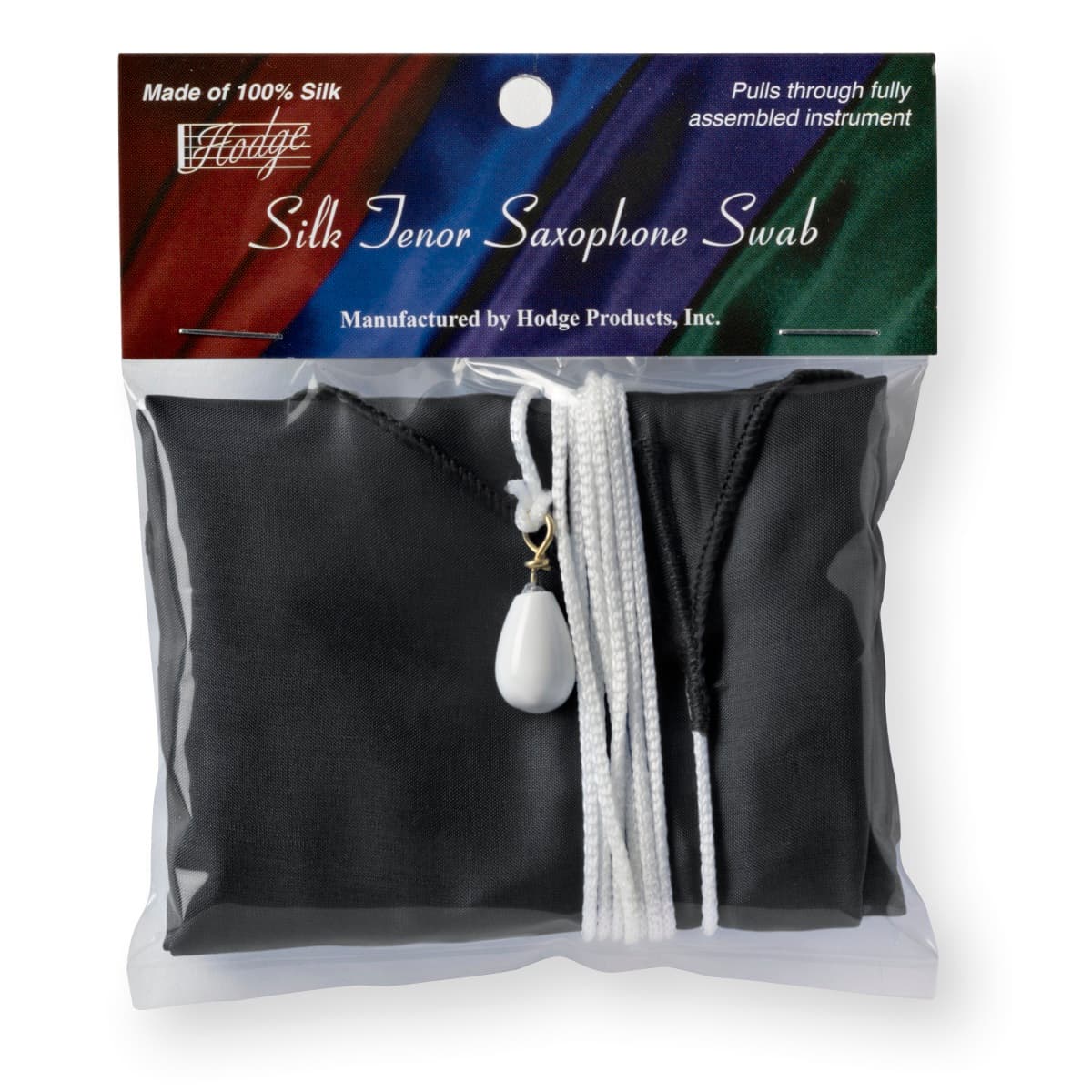 Hodge Silk Tenor Sax Swab - Black