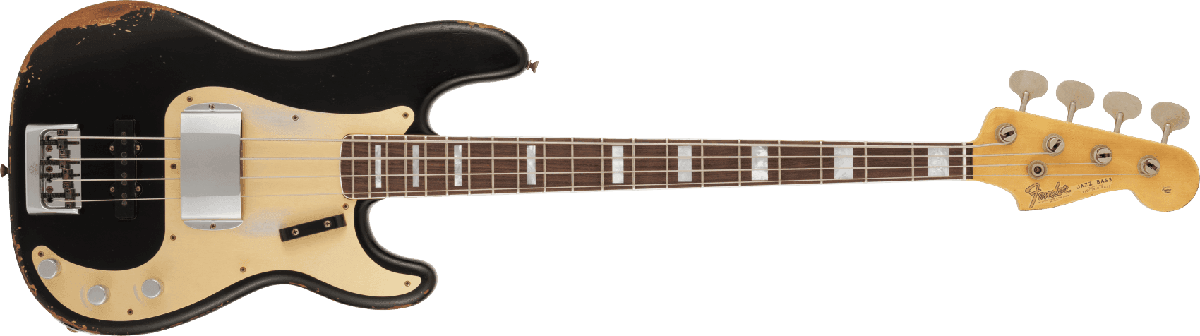 Fender Custom Shop 921-1003-199 Bass Guitar Aged Black