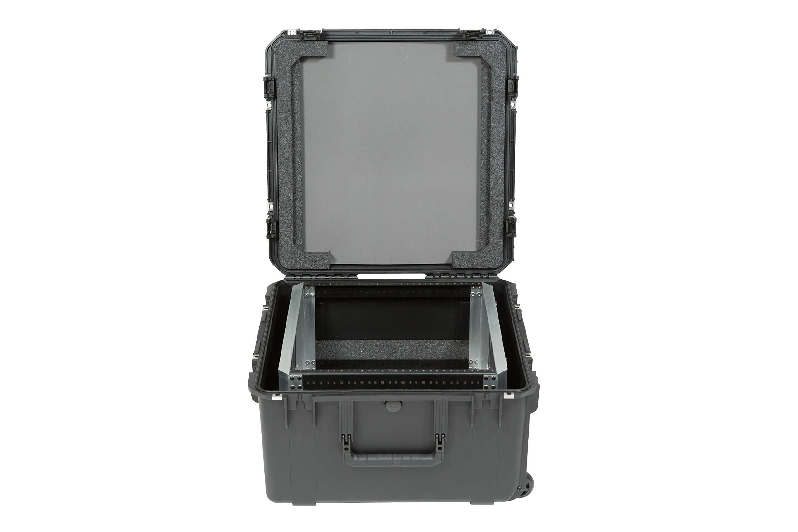 iSeries Case with Removeable 10U Aluminum 9" Deep Rack Cage, TSA Locks, Wheels
