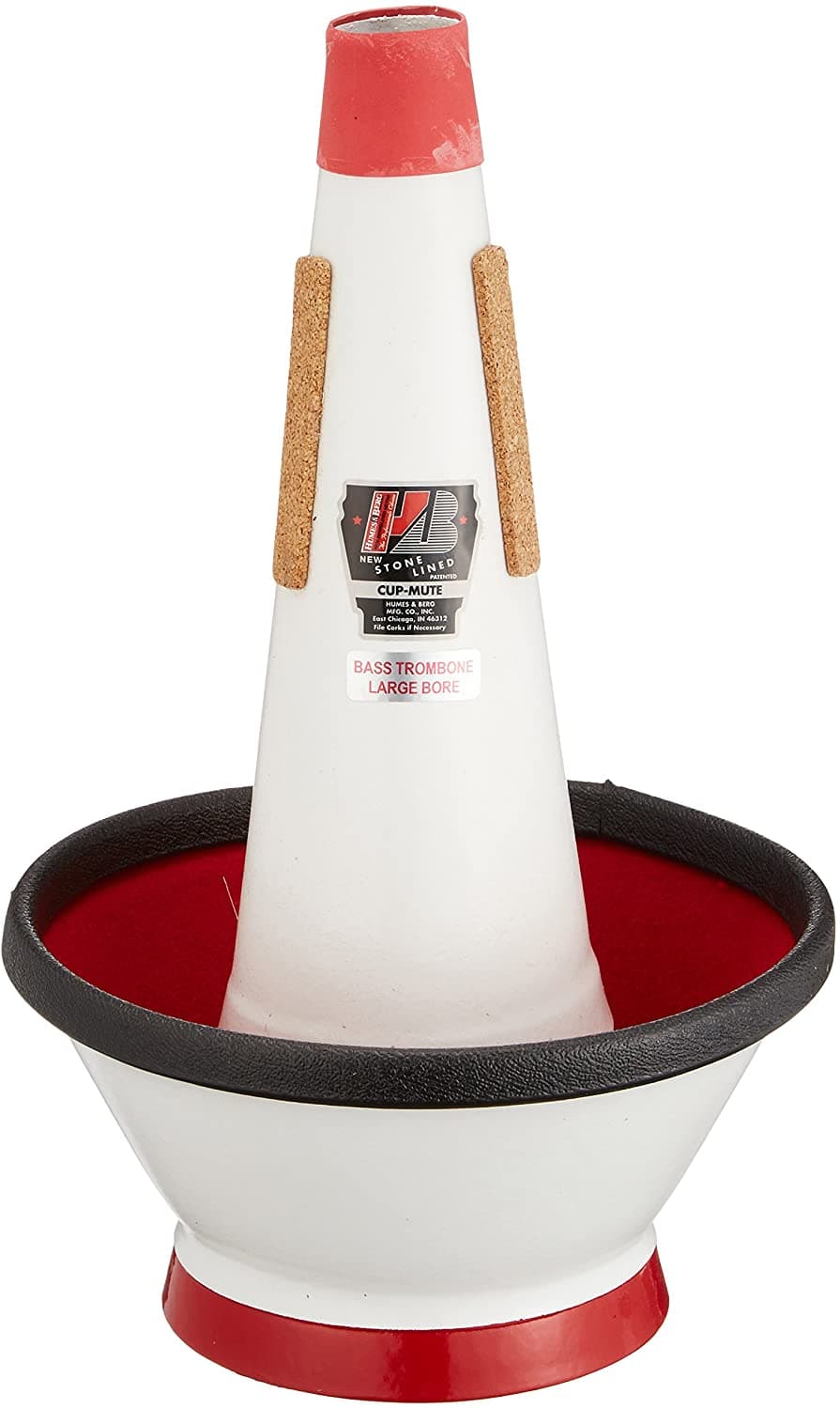 Humes & Berg Stonelined Mic-a Cup Bass Trombone Lg.