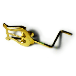 American Plating Saxophone Lyre, Gold Lacquer