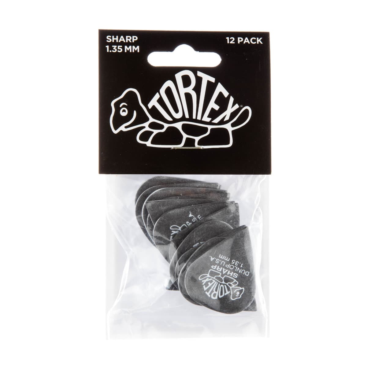 Dunlop 412P1.35 TORTEX SHARP-12/PLYPK