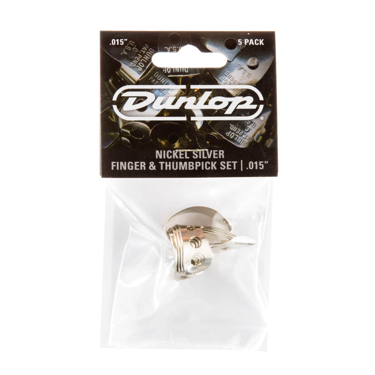 Dunlop FingerPick,Nickel Silver .015, PlayersPack,5