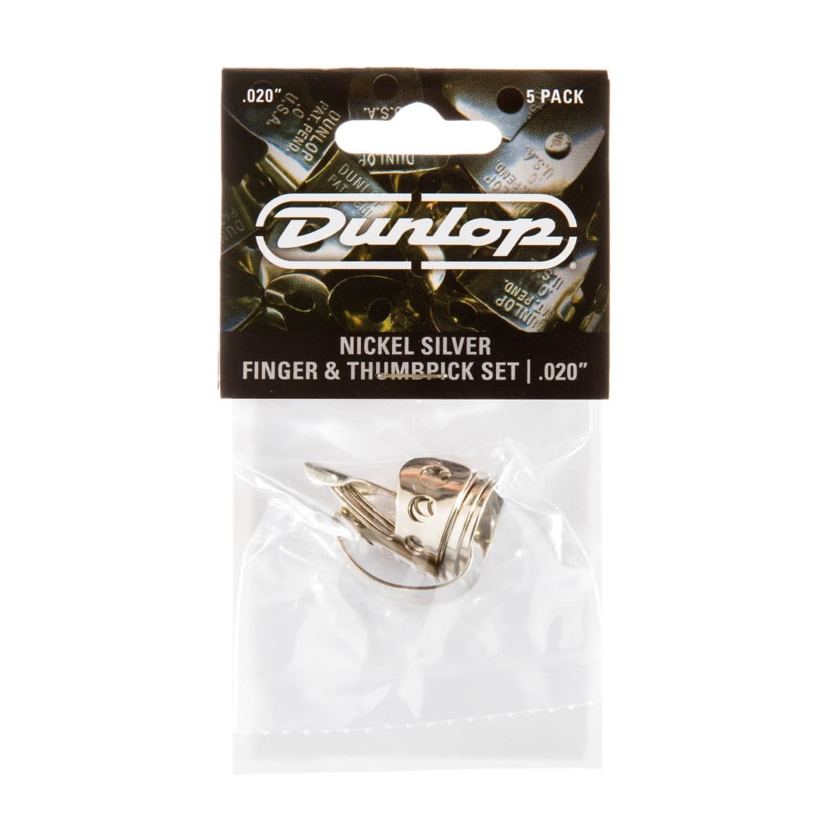Dunlop FingerPick,Nickel Silver .020, PlayersPack,5