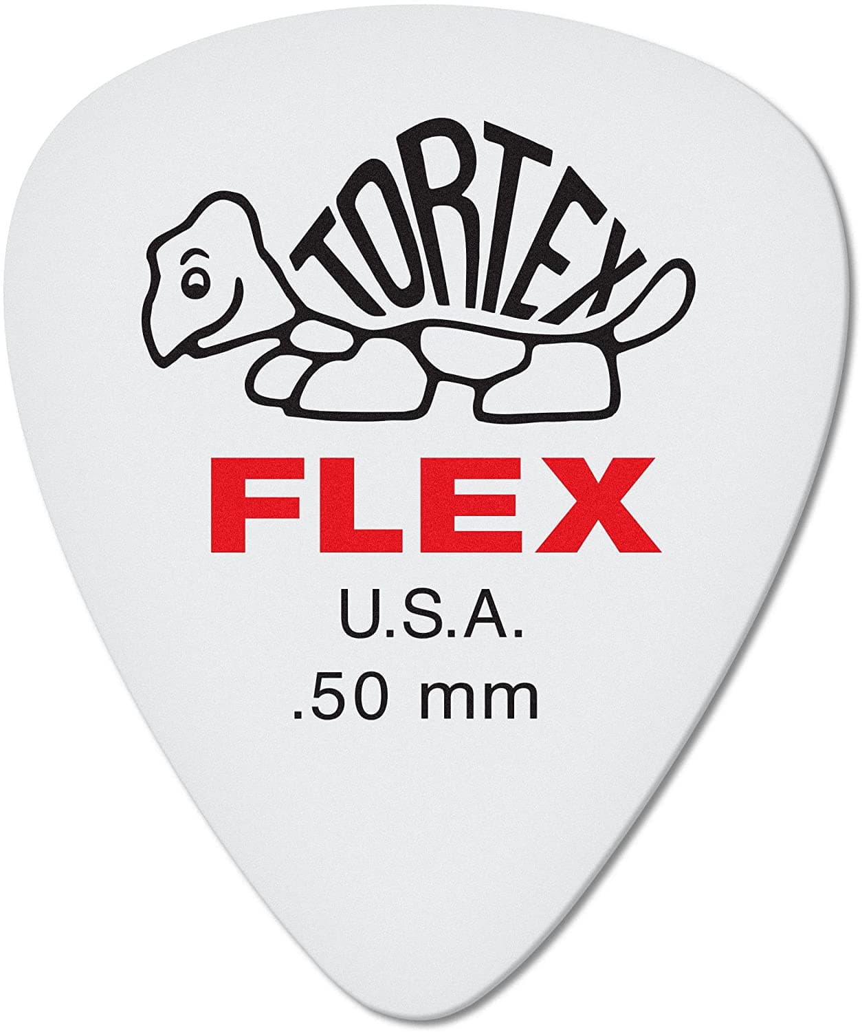 Dunlop Picks, .50 TORTEX FLEX STD NAT 12/PLYPK