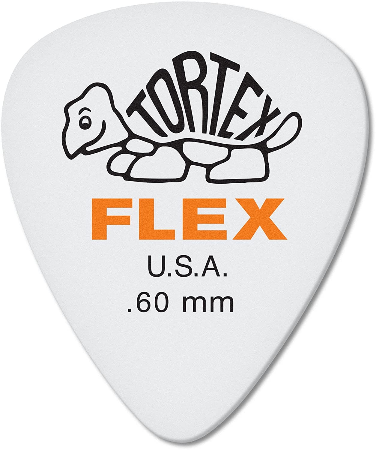 Dunlop Picks, .60 TORTEX FLEX STD NAT 12/PLYPK