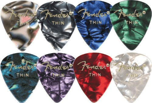 Premium Celluloid Picks, 351 Shape -12 Pack