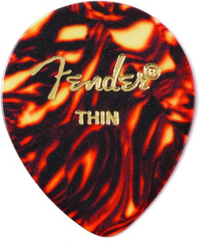 Classic Celluloid Picks, 347 Shape - 12 Pack