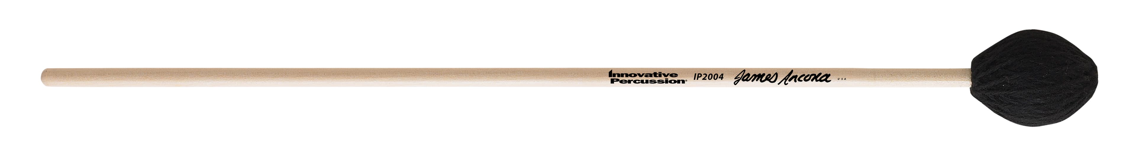 Innovative Percussion Hard Marimba Mallets - Black Yarn - Birch