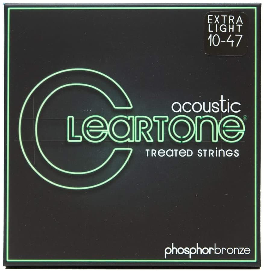 Cleartone Acoustic Phosphor Bronze Strings, Ultra-Light 10-47