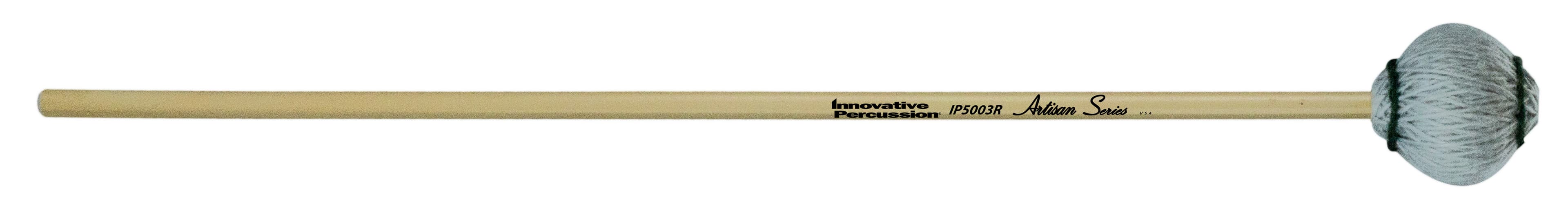 MEDIUM MARIMBA MALLETS - LIGHT GRAY YARN - RATTAN
