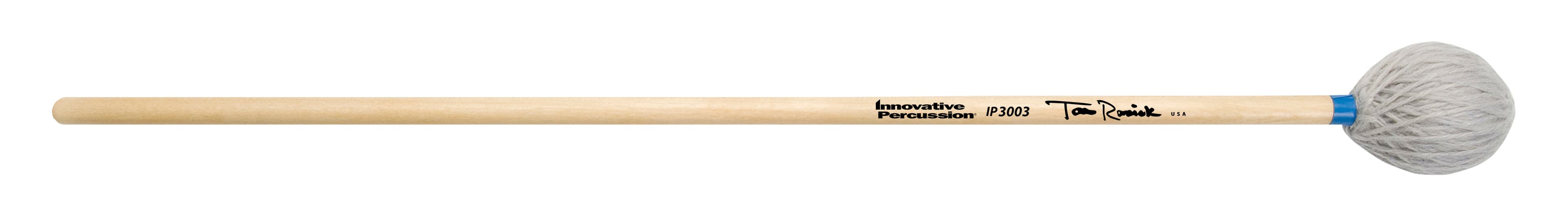 Innovative Percussion Medium Hard Marimba Mallets - Pewter Yarn - Birch