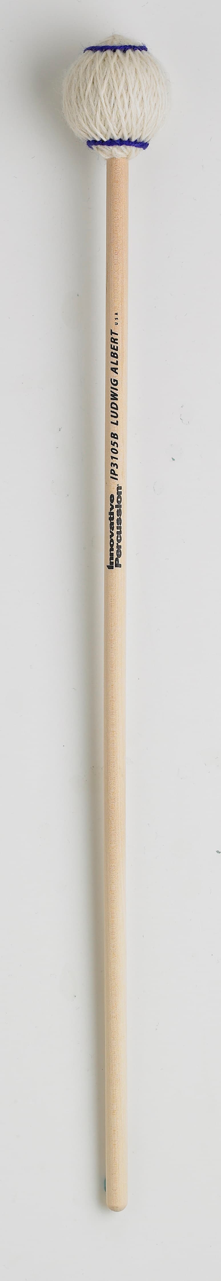 Innovative Percussion Medium Marimba Mallets - Off-white Yarn - Birch
