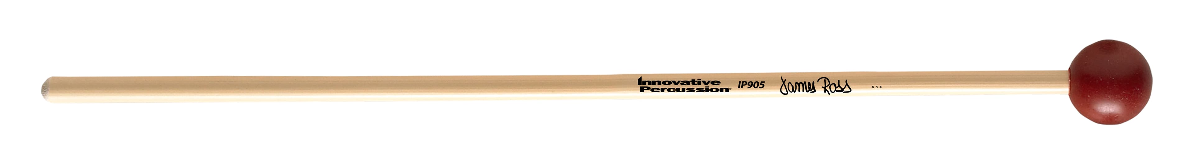 Innovative Percussion Bright Xylophone / Glockenspiel Mallets - 1-1/8" Rust - Rattan