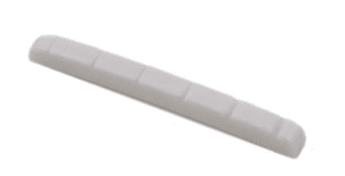 Pre-Slotted Genuine Bone Nut For Electric Guitar, 7.25" Radius