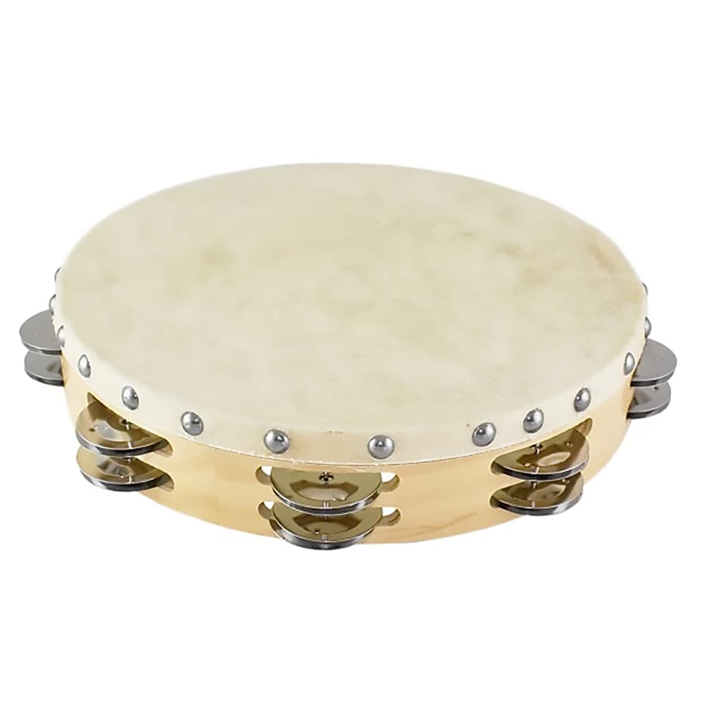 Latin Percussion Cp 10 Dbl Row Head Tamb Steel