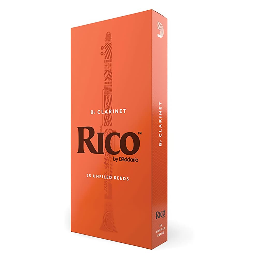 Reeds, Rico, Bb Clarinet, Strength 2.5, 25ct