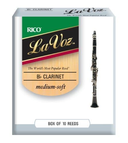 Reeds, La Voz, Bb Clarinet, Medium Soft, 10ct