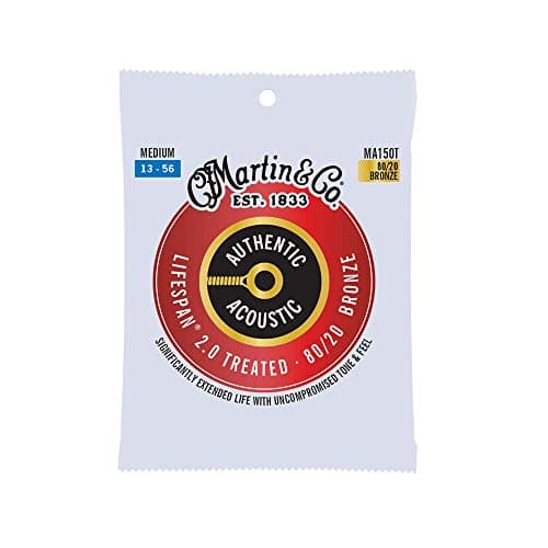 Martin Strings, 80/20 Bronze, Medium 13 - Treated