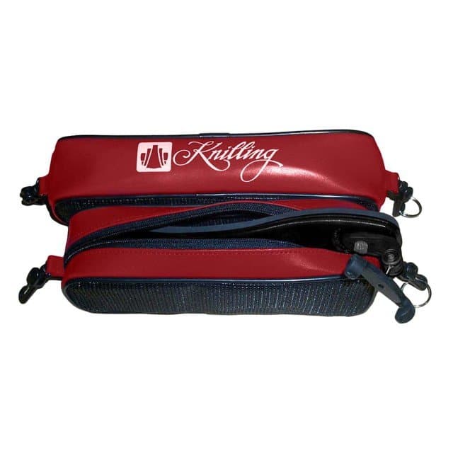 Knilling Shoulder Rest Pouch, Large, for Violin or Viola, Red