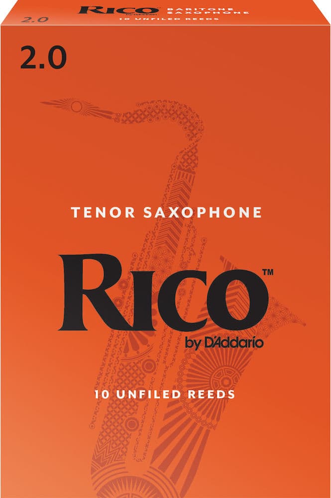 Reeds, Rico, Baritone Sax, Strength 2, 10ct
