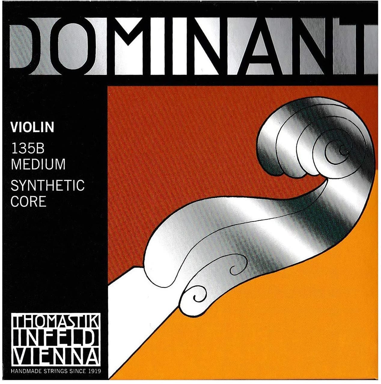 Dr Thomastik Dominant Violin Set - Steel E, Ball