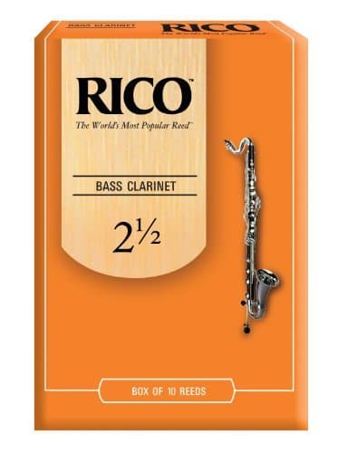 Reeds, Rico, Bb Bass Clarinet, Strength 2.5, 10ct