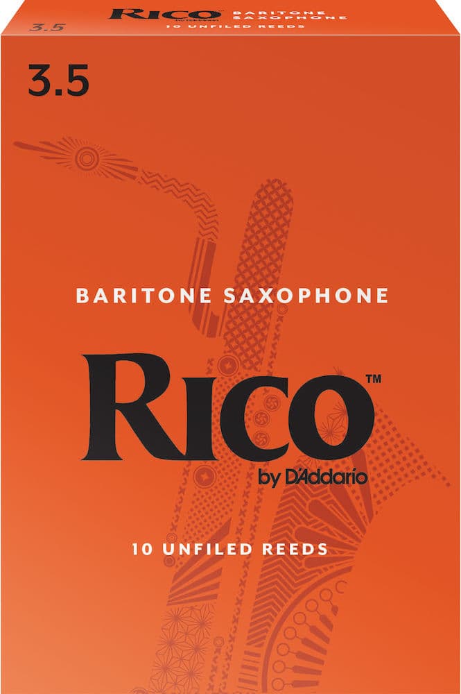 Reeds, Rico, Baritone Sax, Strength 3.5, 10ct