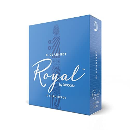 Reeds, Rico Royal, Bb Clarinet, Strength 2.5, 10ct
