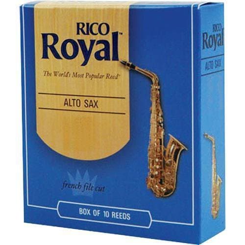 Reeds, Rico Royal, Alto Sax, Strength 4, 10ct