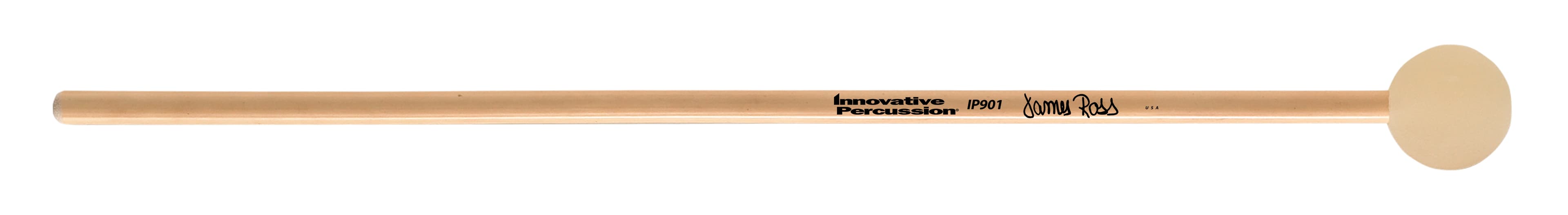 Innovative Percussion Soft Xylophone / Glockenspiel Mallets - 1-1/4" Tan - Rattan