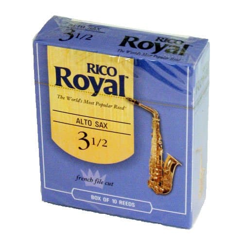 Reeds, Rico Royal, Alto Sax, Strength 3.5, 10ct