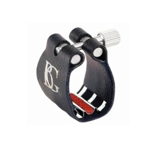 BG Franck Bichon Ligature, w Cap, Alto Saxophone, Rev Silver