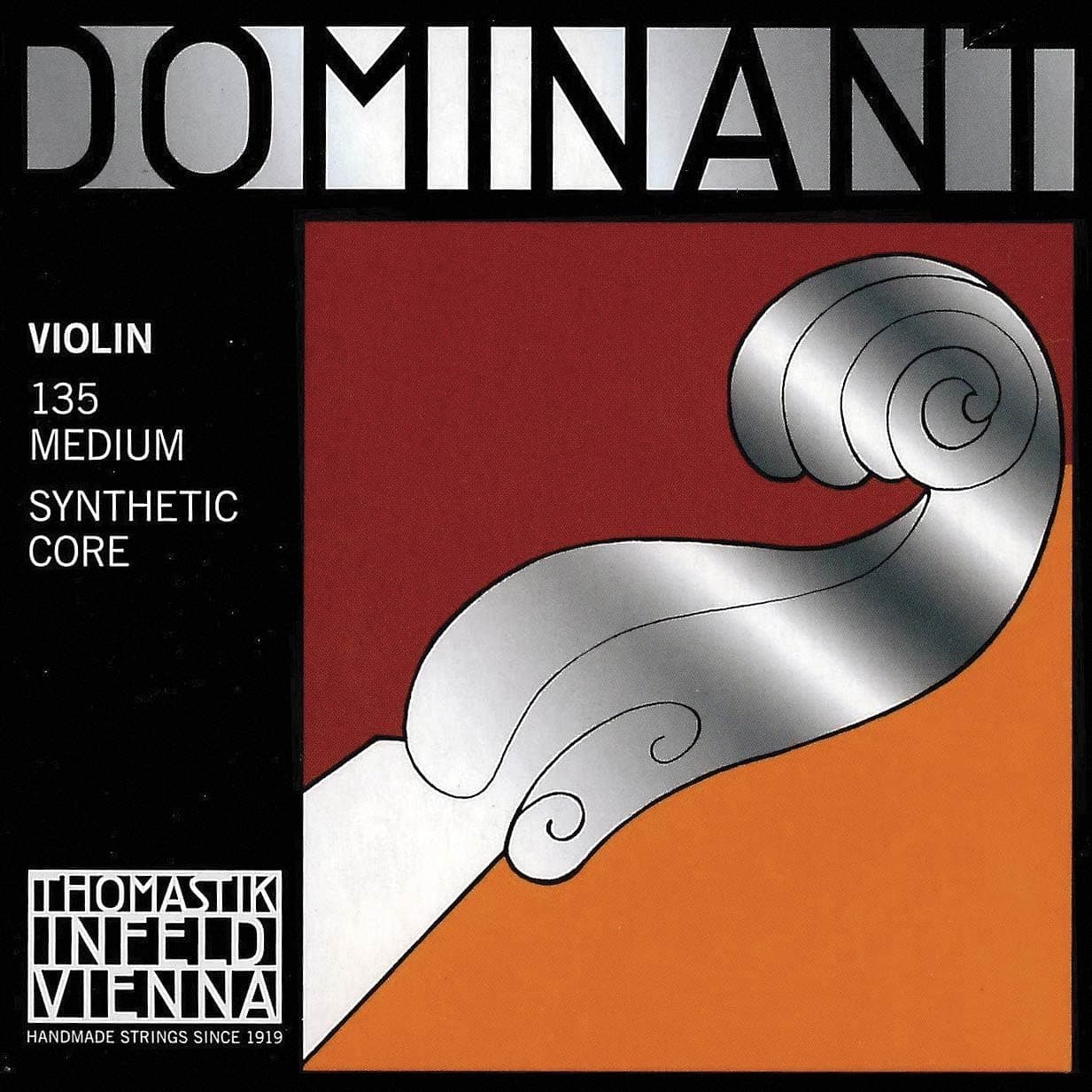 Dr Thomastik Dominant Violin Set - Aluminum E, Ball