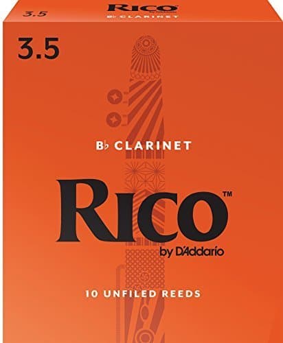 Reeds, Rico, Bb Clarinet, 3.5, 10ct
