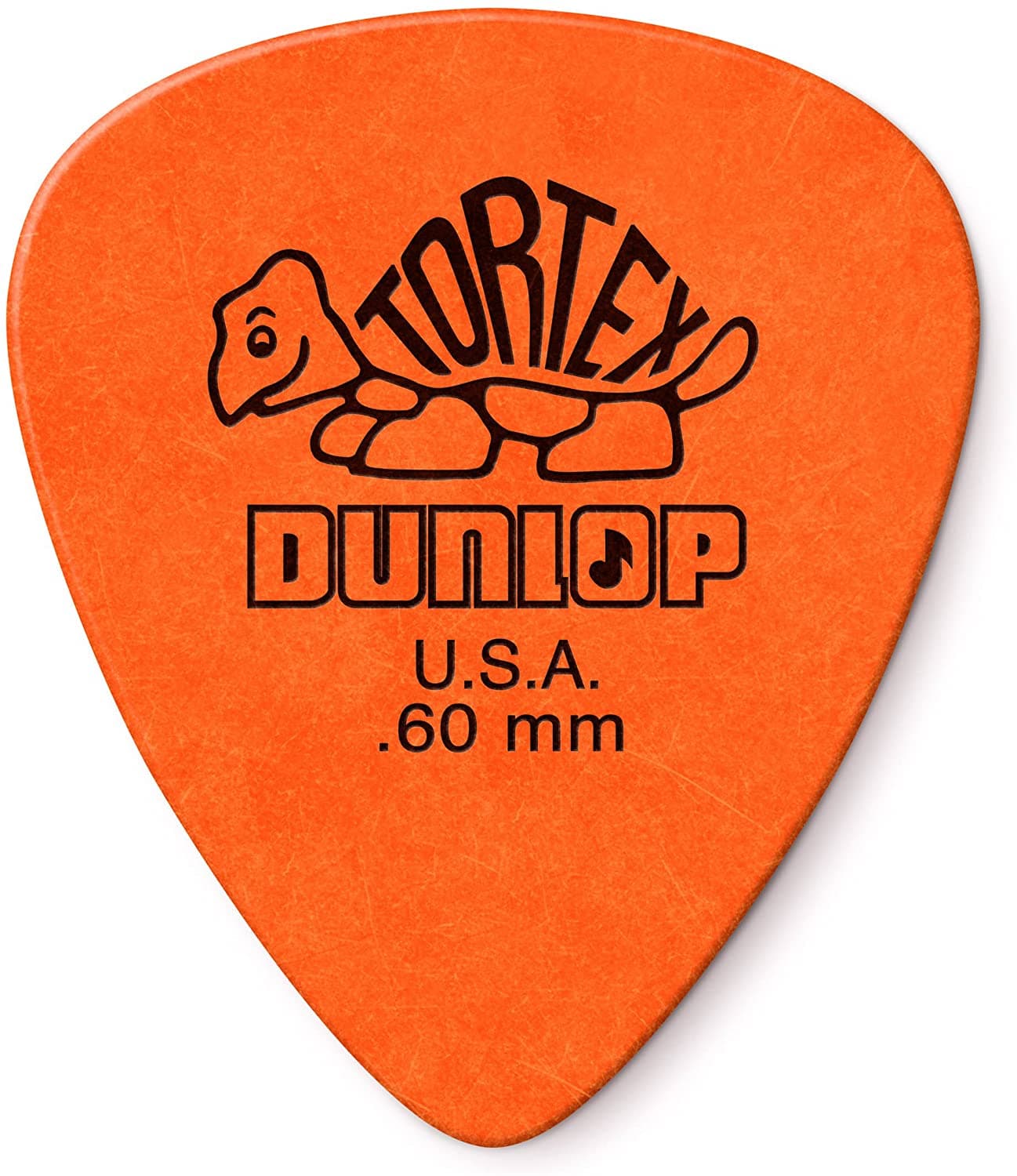 Dunlop Pick,Tortex,.60 Orange,12