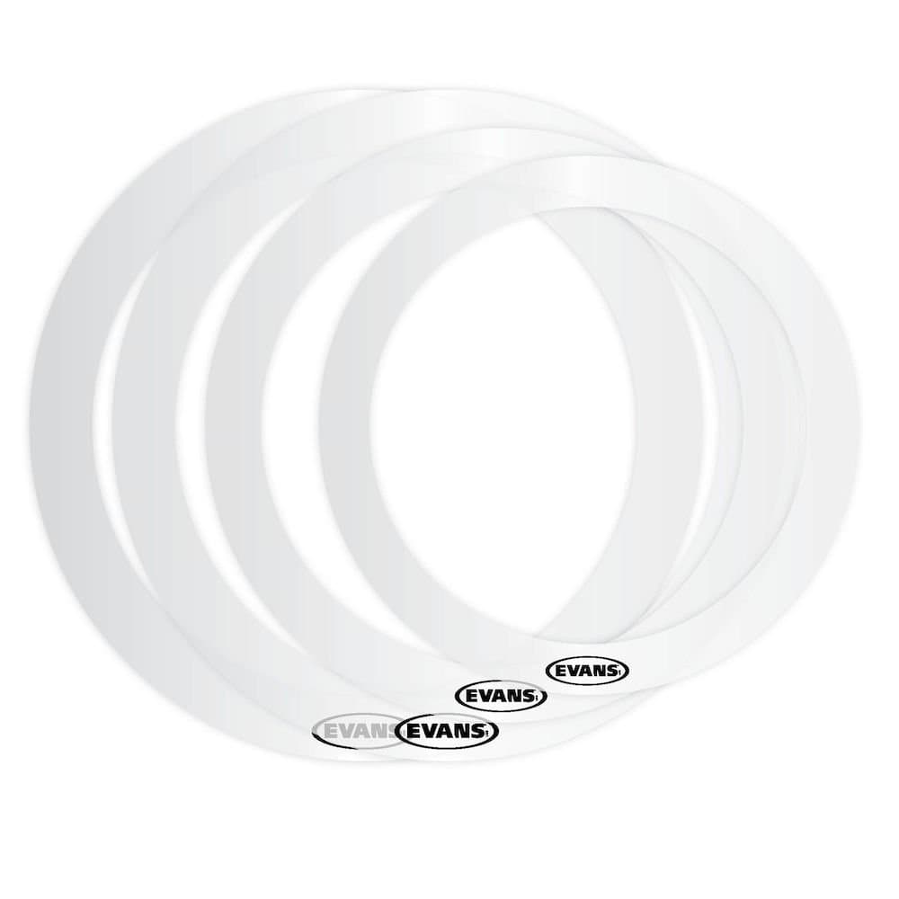Evans Drumhead, E-Rings, Fusion Pack, 10", 12", 14" X (2)