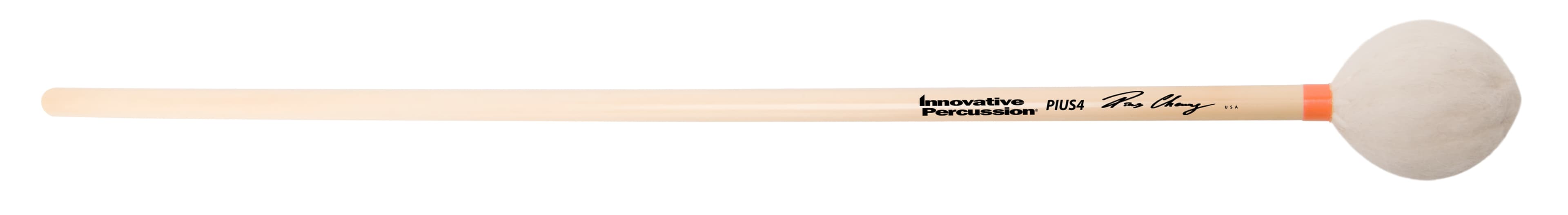 Innovative Percussion Medium Hard Marimba Mallets - White Yarn - Rattan