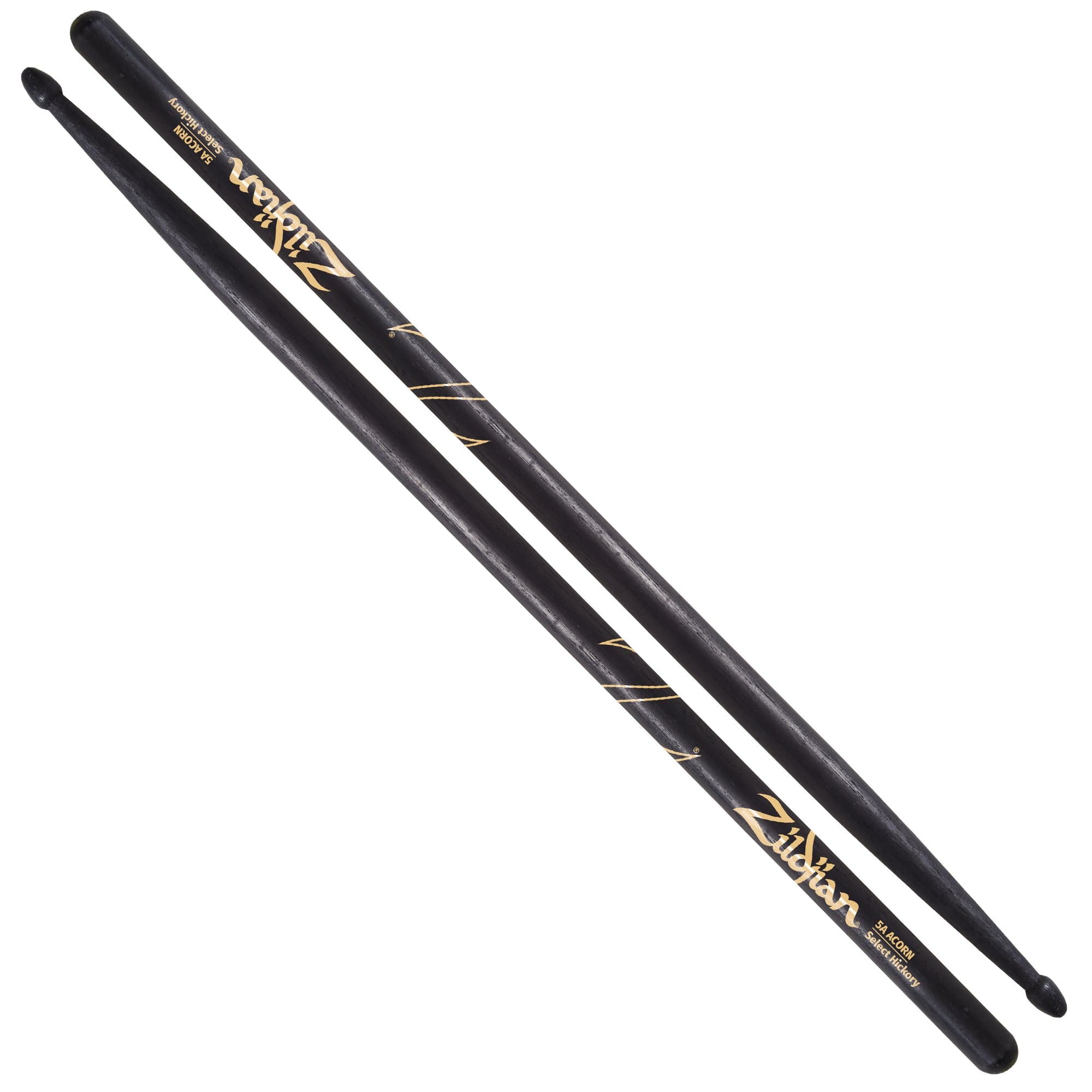 Zildjian 5A Acorn Tip Black, Hickory