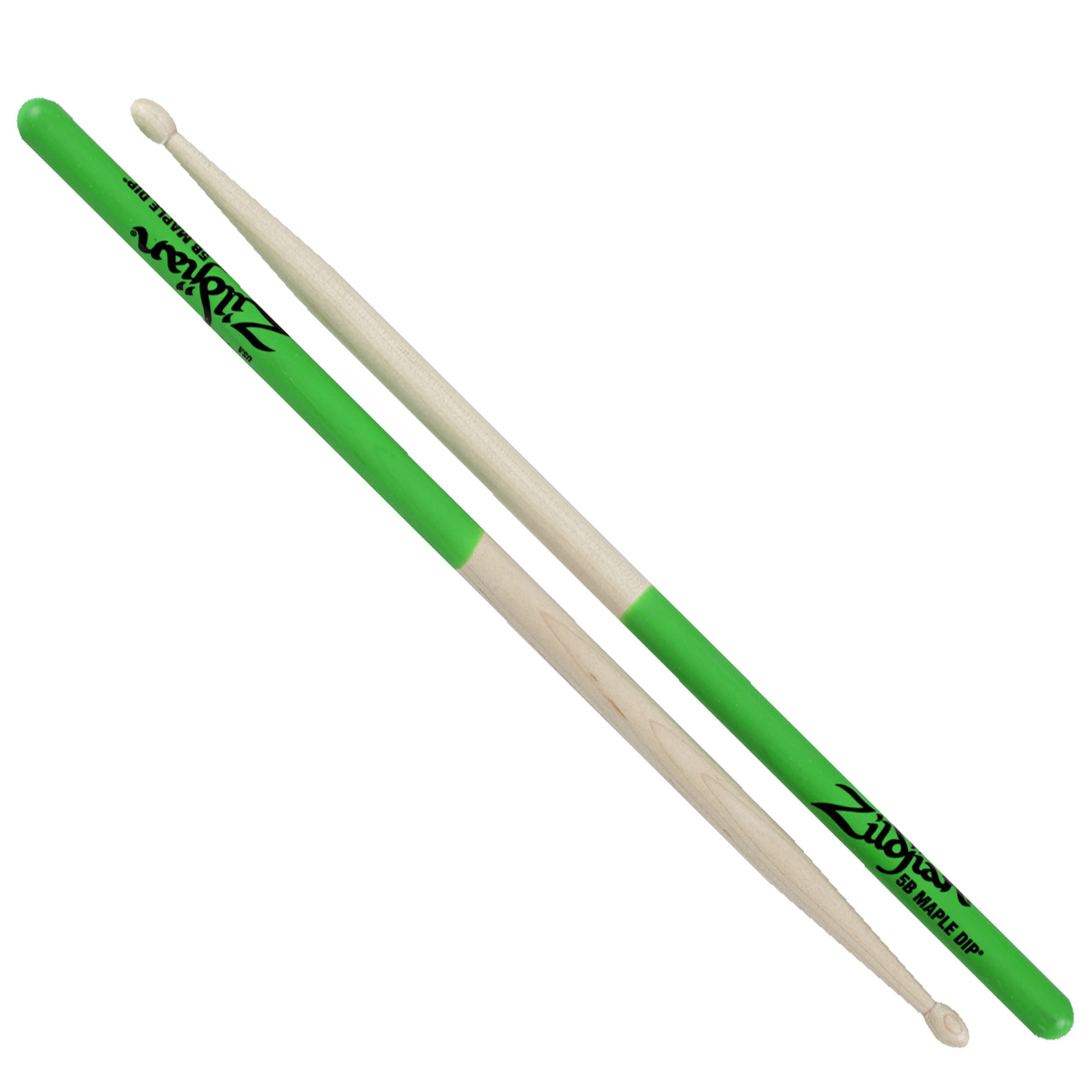 Zildjian 5B Green DIP, Maple
