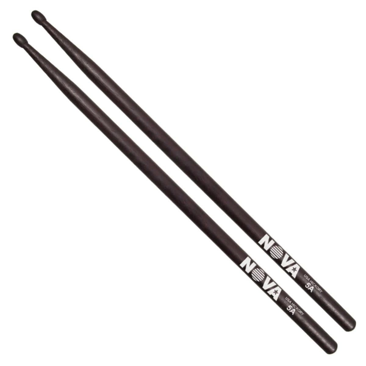 Vic Firth 5A in black with NOVA imprint