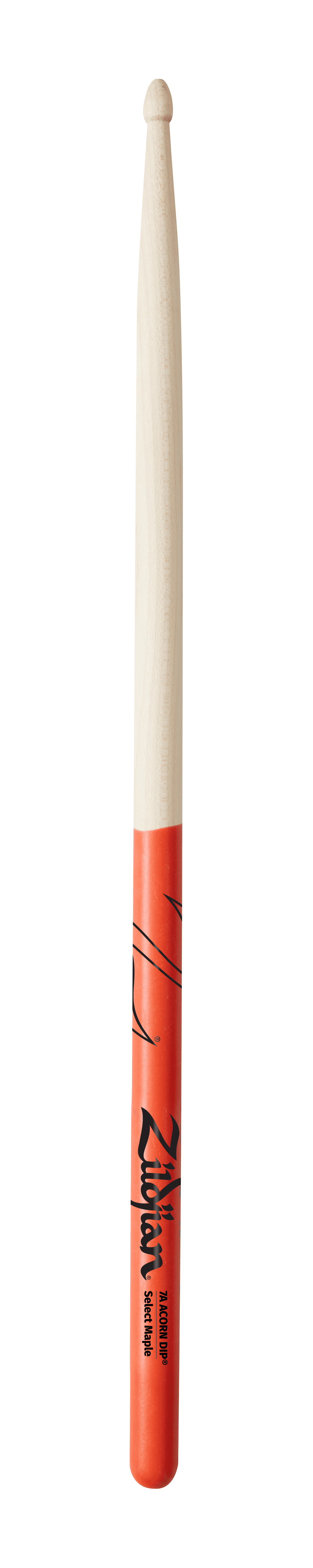 Zildjian 7A Acorn Tip Orange DIP, Maple