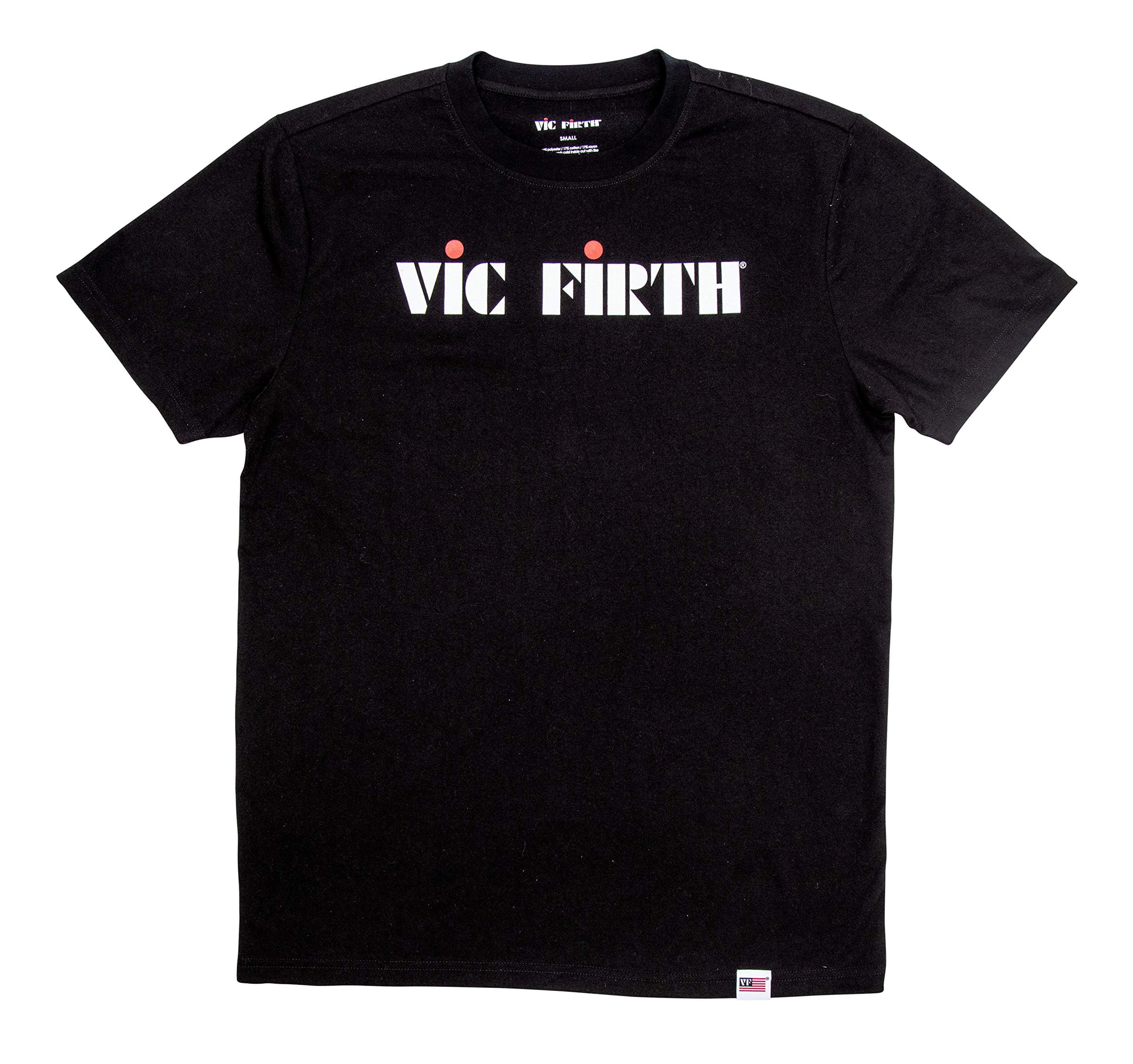 Vic Firth Black Logo Tee – Large