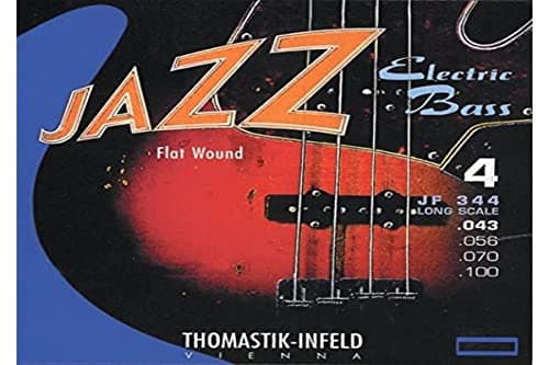 Dr Thomastik Jazz Flat Wound Bass 4-String Set, Short Scale 32" (.096 Low E)
