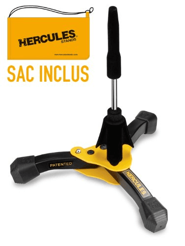 Hercules Deluxe Flute/Clarinet/Oboe Stand with Bag